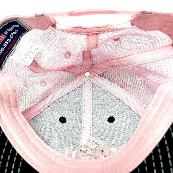 Gear Up Honda Black Pink Hat Cap Adjustable Snapback Mesh  Motorcycle Women's - Picture 7 of 10